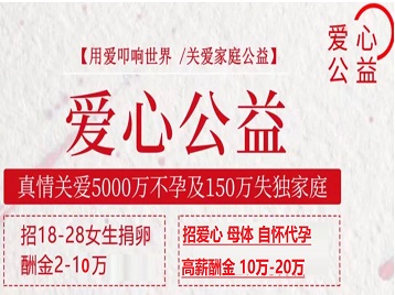 惠城捐卵助孕生子 爱心志愿者招募